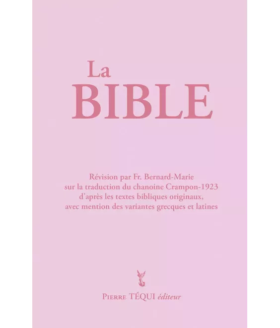 La Bible intégrale - Couverture rose