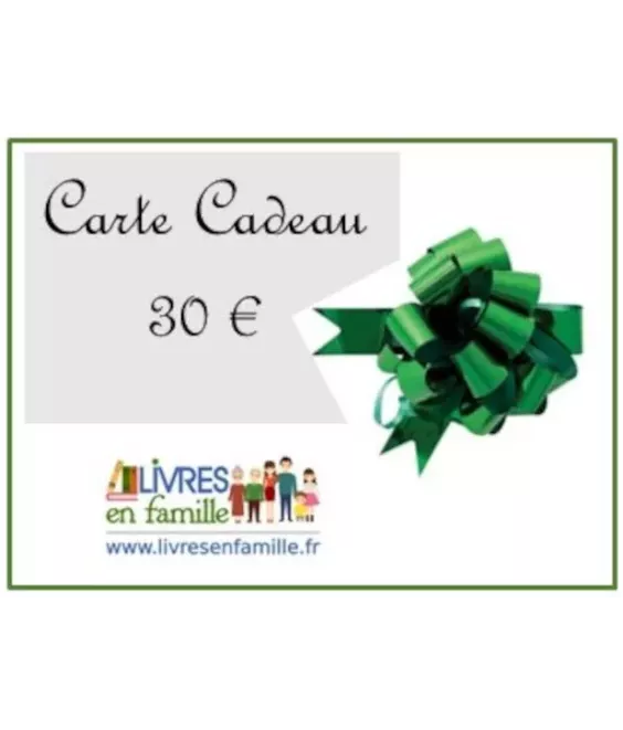 CARTE CADEAU 30 €