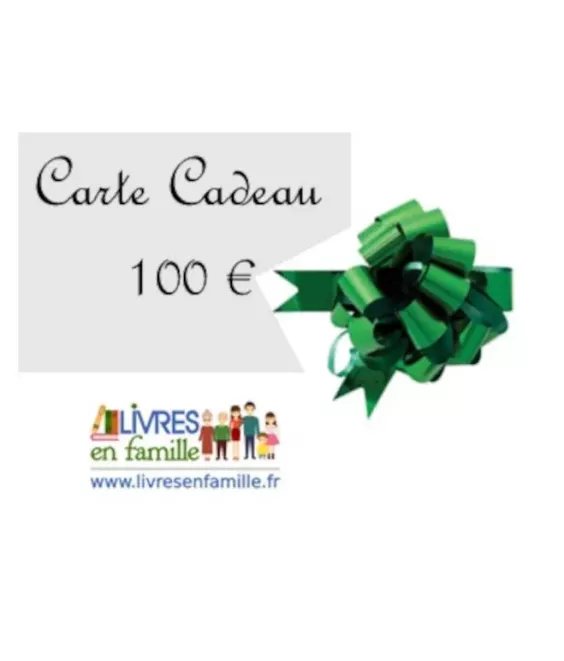 CARTE CADEAU 100 €