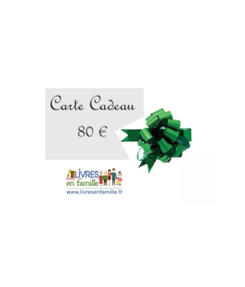CARTE CADEAU 80 €