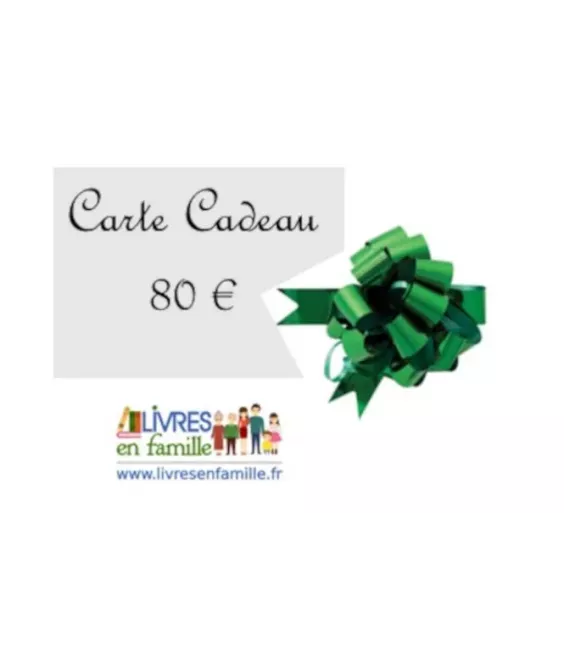 CARTE CADEAU 80 €