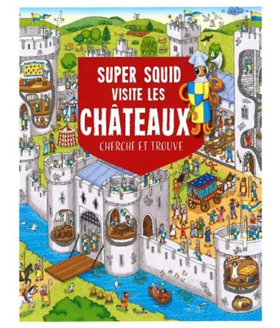 Super Squid visite les châteaux - Cherche et trouve
