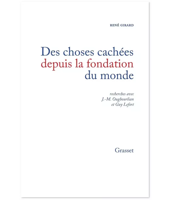 Des choses cachées depuis la fondation du monde