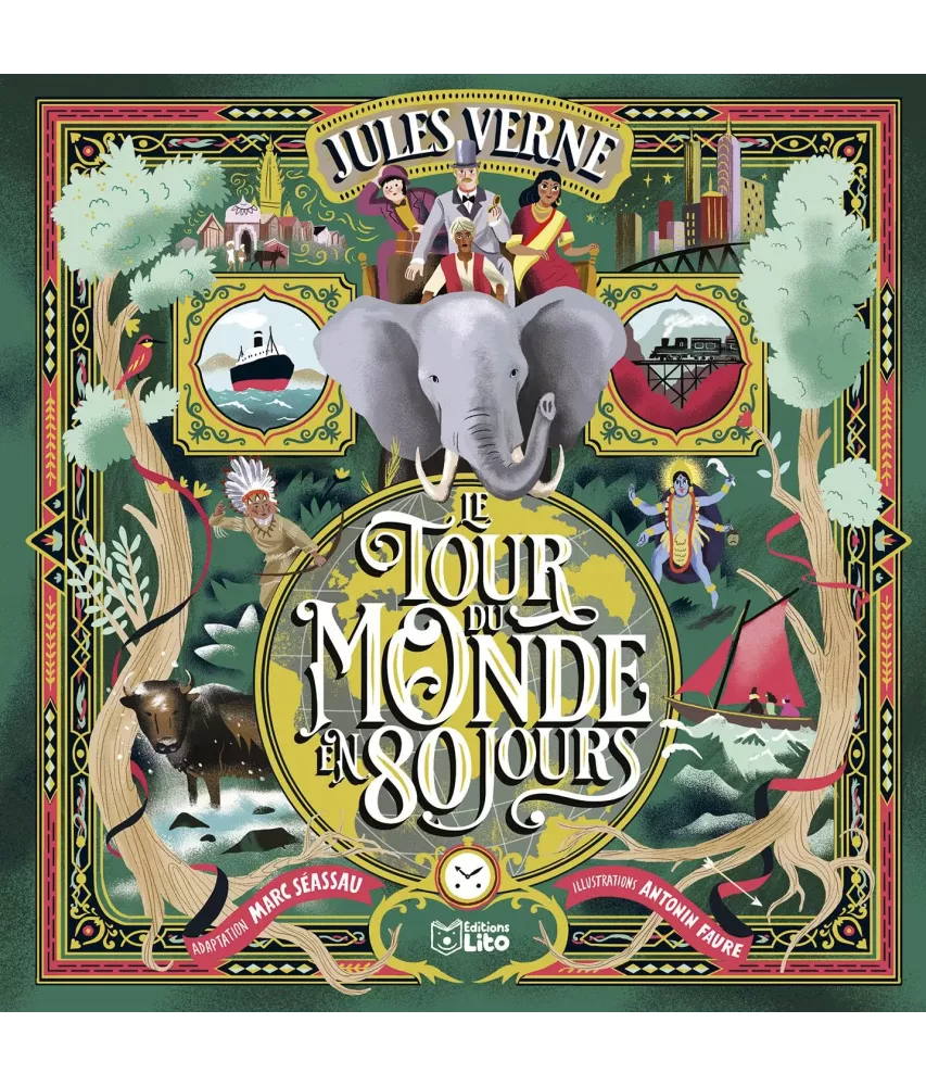 Le tour du monde en 80 jours - Edition reliée