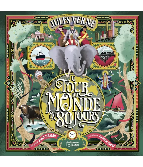 Le tour du monde en 80 jours - Edition reliée