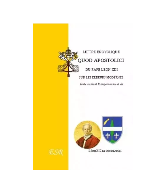 Lettre encyclique Quod Apostolici - Sur les erreurs modernes