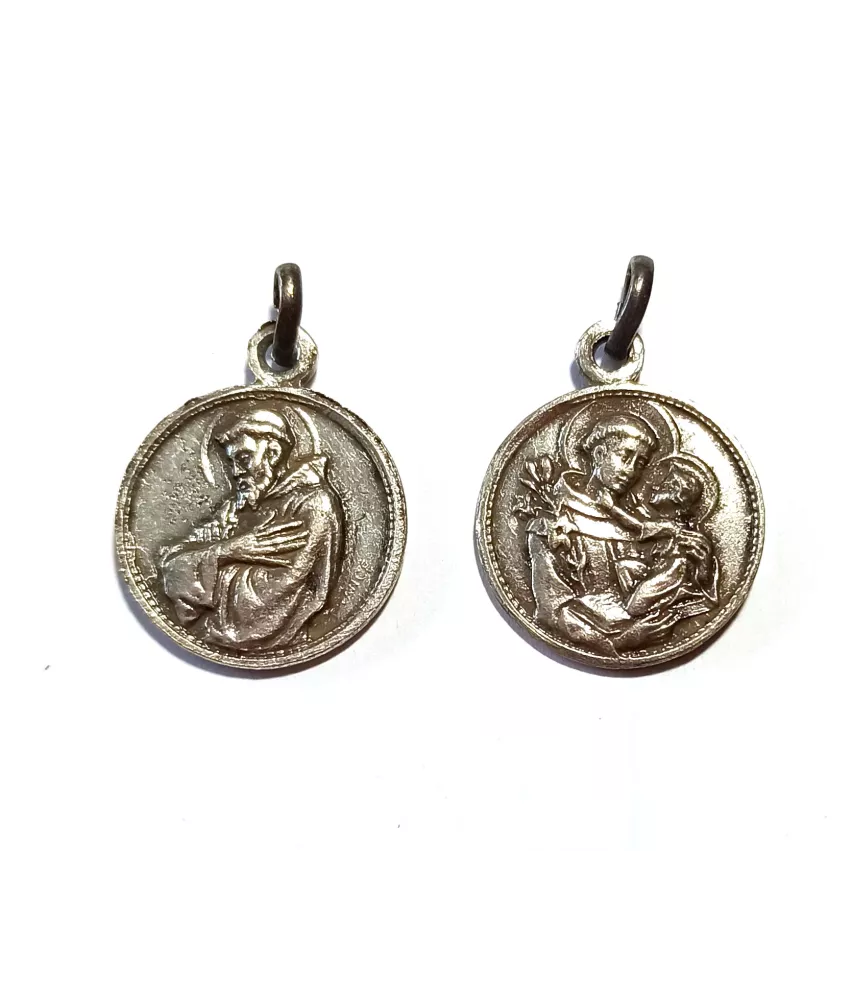 Saint François & saint Antoine - Médaille  recto-verso