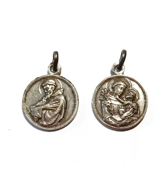 Saint François & saint Antoine - Médaille  recto-verso