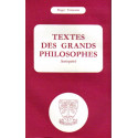 Textes des Grands Philosophes
