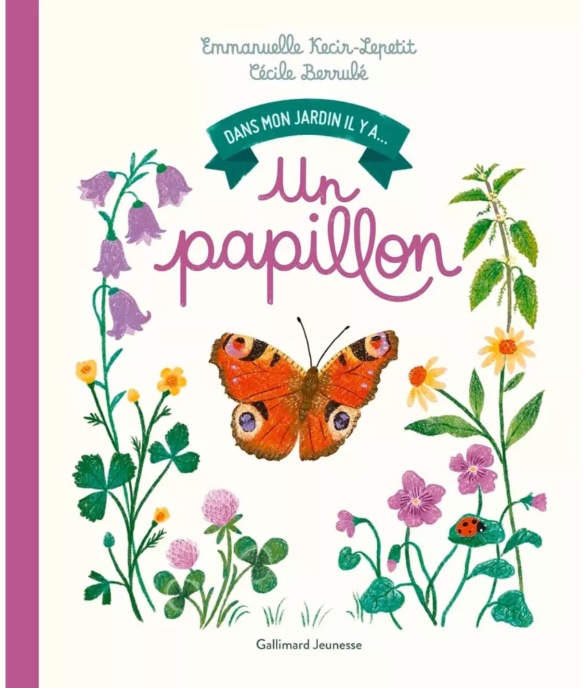 Dans mon jardin il y a un papillon
