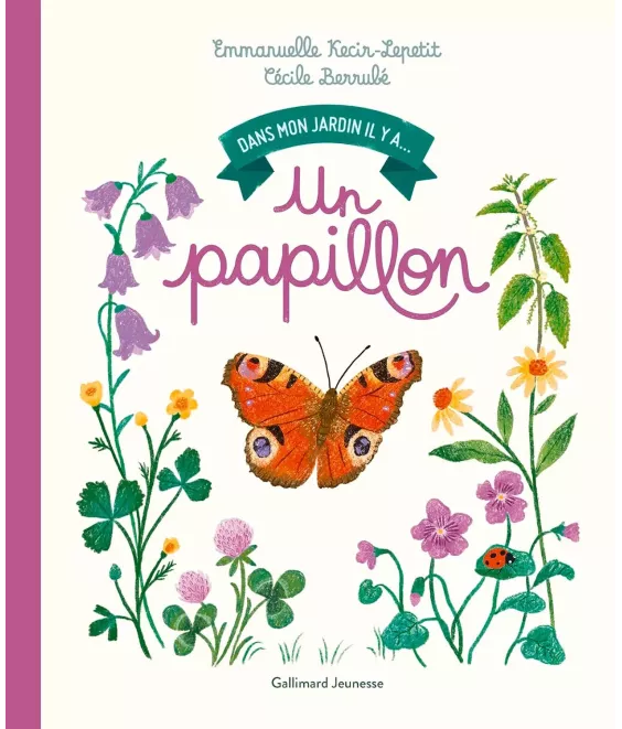 Dans mon jardin il y a un papillon