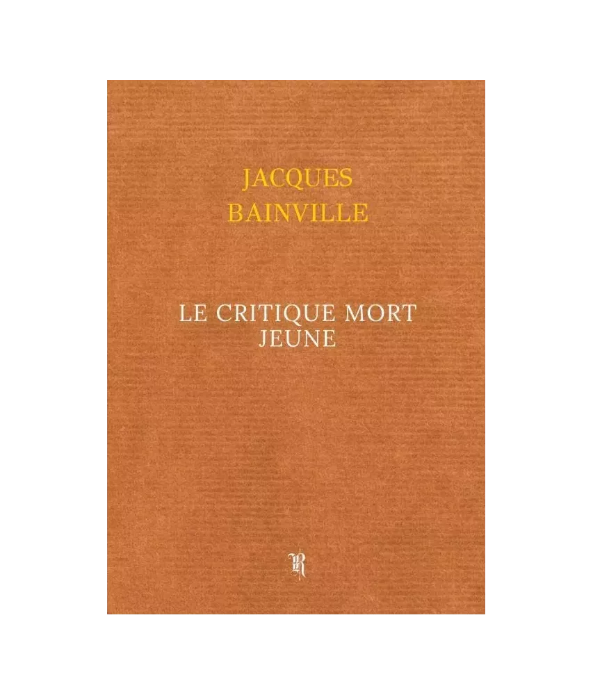 Le critique mort jeune
