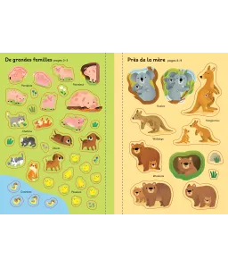 Les bébés animaux - Mes petits autocollants Usborne