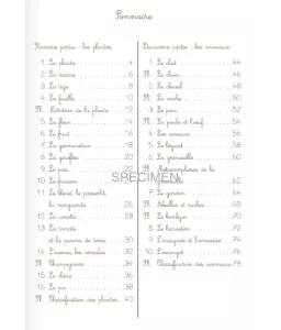 Sciences d'observation - Cahier d'activités CM - T1 - Les plantes et les animaux