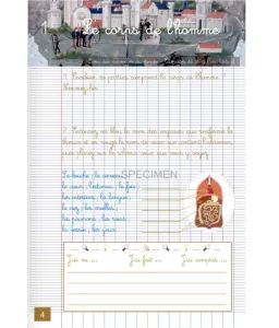 Sciences d'observation - Cahier d'activités CM - T2 - Le corps humain et la matière