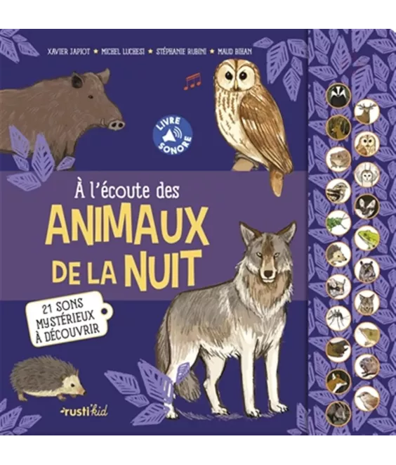 A l'écoute des animaux de la nuit - 21 sons à écouter