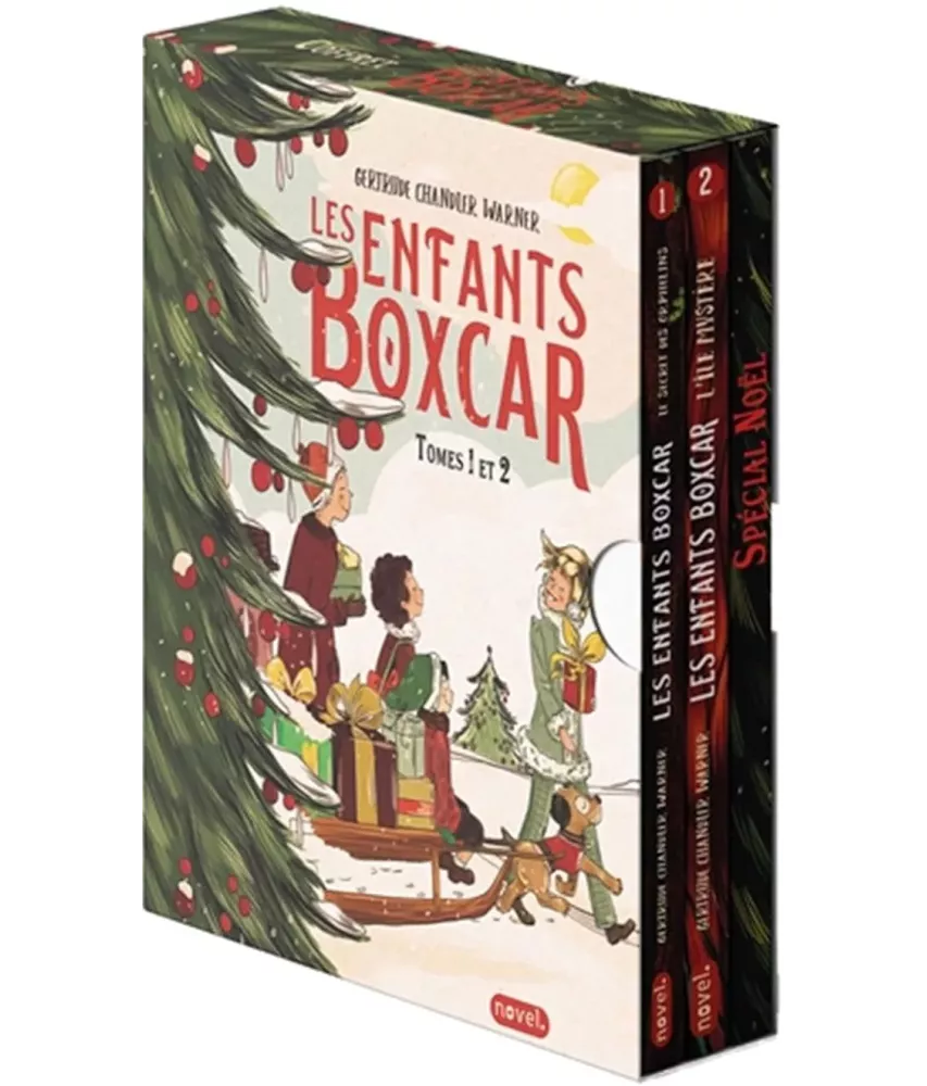 Les enfants Boxcar - Coffret tomes 1&2 - En cadeau : un livre inédit et une carte postale