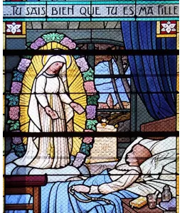 Pellevoisin - Marie visite Estelle