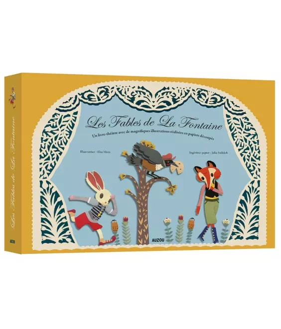 Les Fables de La Fontaine - Un livre-théâtre - Jaune
