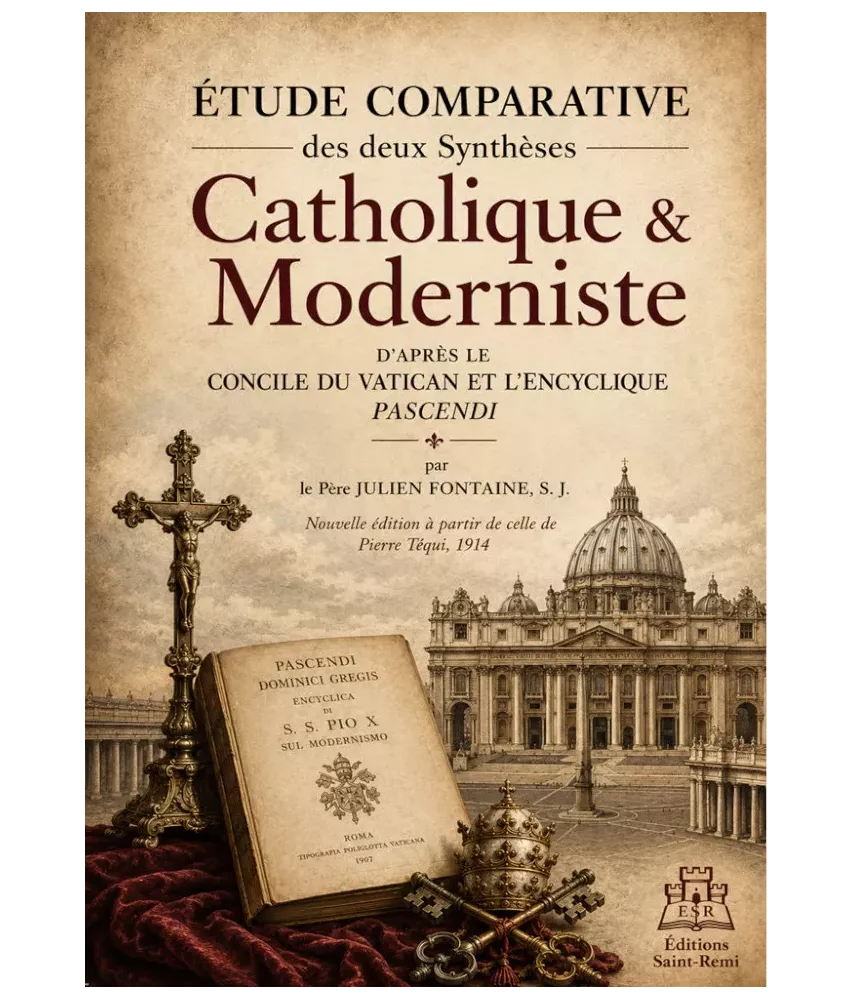 Etude comparative des deux synthèses : Catholique et Moderniste d'après le concile du Vatican et l'encyclique Pascendi