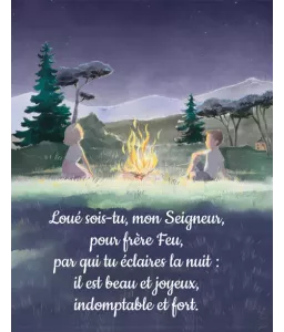 Le Cantique des Créatures - Livre d'images de saint François d'Assise.
