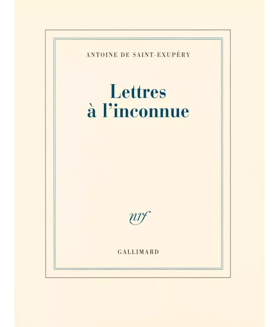 Lettres à l'inconnue