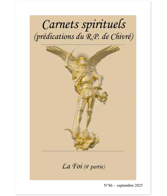 La Foi (6ème partie) - Carnets spirituels N°86