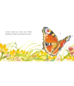 Papillon une journée dans la vie du paon du jour
