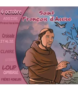 Saint François d'Assise - On le fête le 4 octobre