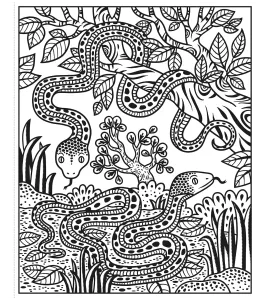 Au zoo - La peinture magique