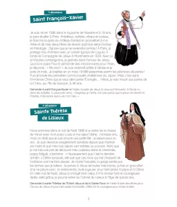 Calendrier de l'Avent avec les saints - 24 vies de saints