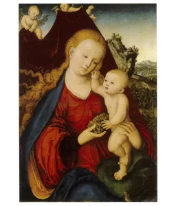 La Vierge à la Grappe - N°760 CP