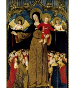 La Vierge du Rosaire N°515 CP