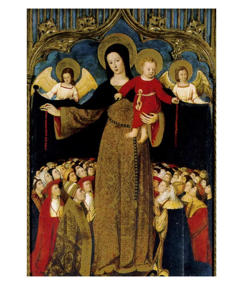 La Vierge du Rosaire N°515 CP