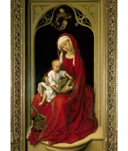La Vierge et l'Enfant avec la Bible N°520 CP