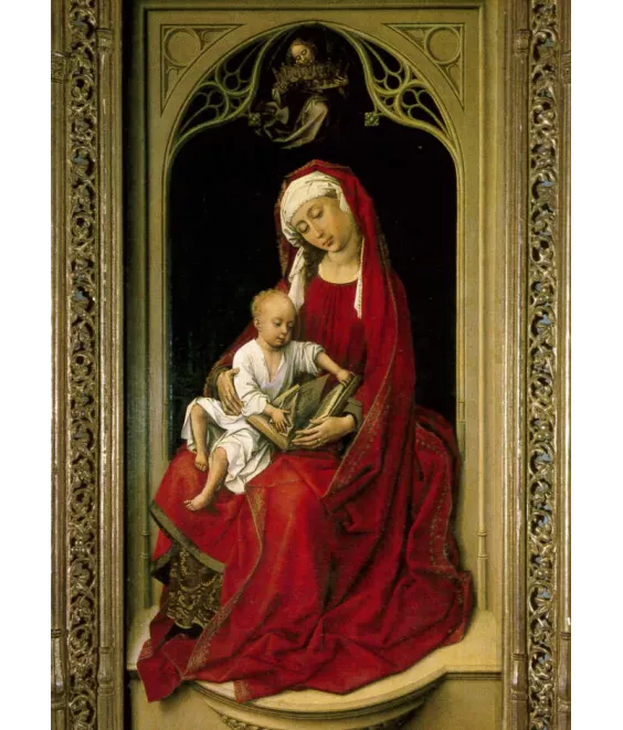 La Vierge et l'Enfant avec la Bible N°520 CP