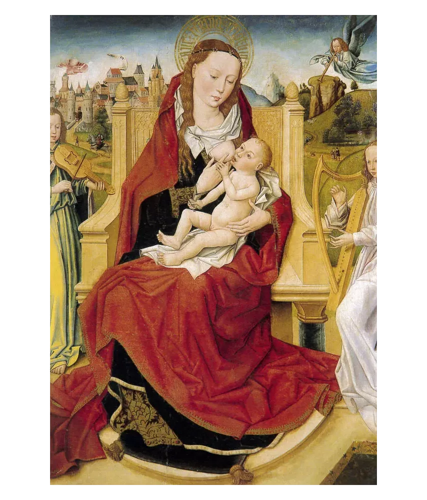 La Vierge allaitant N°525 CP