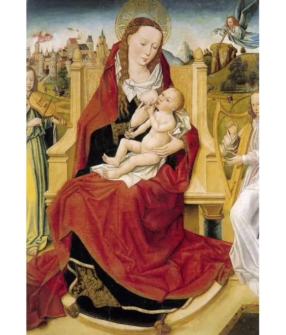 La Vierge allaitant N°525 CP