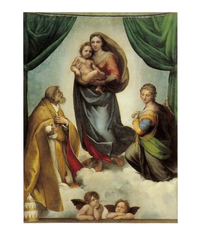 La Vierge de Saint-Sixte N°717