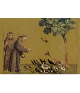 Saint François prêchant aux oiseaux N°584 CP