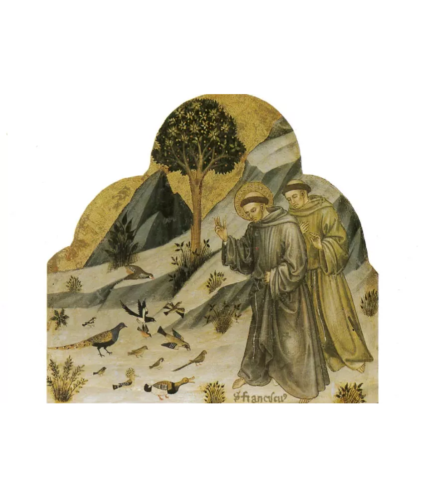 Saint François prêchant aux oiseaux N°601 CP
