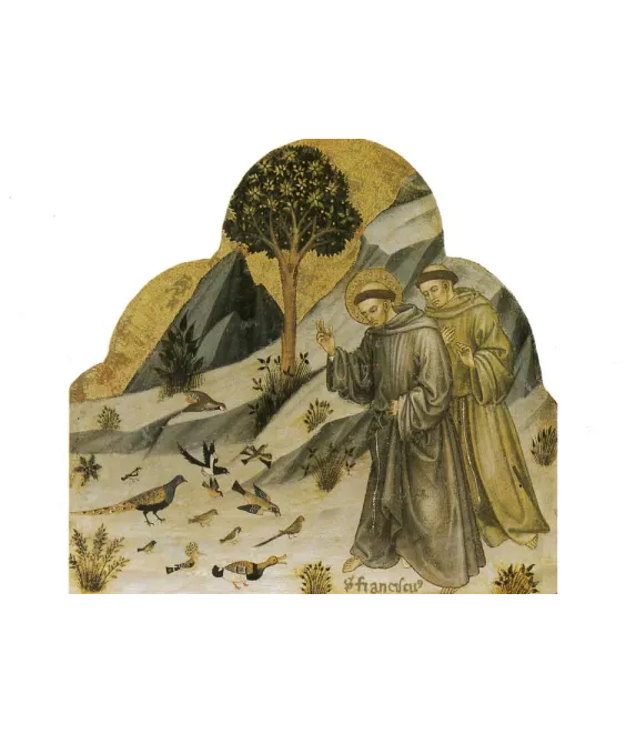 Saint François prêchant aux oiseaux N°601 CP