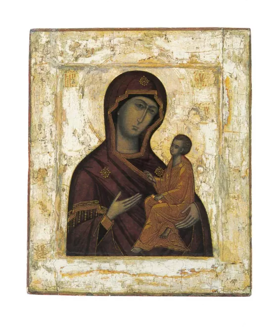 La Vierge de Tikvin N°708 CP