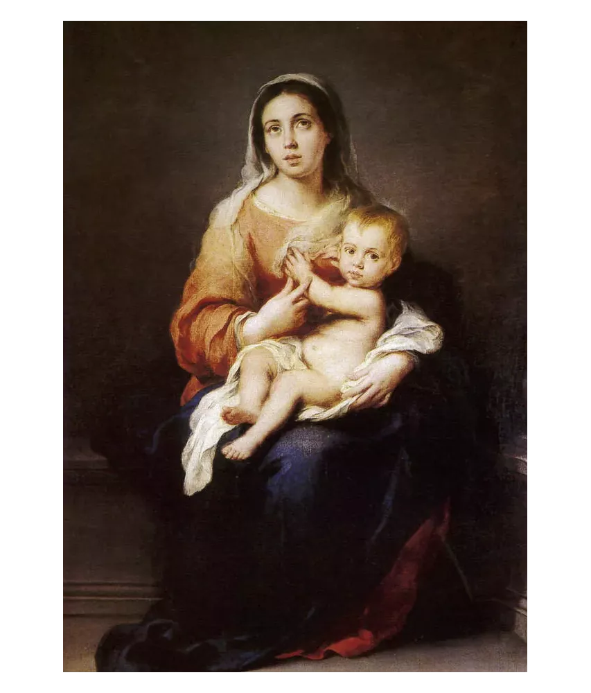 La Vierge et l'enfant N°612 CP