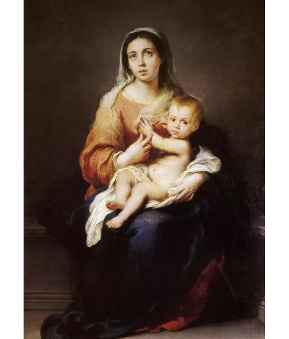 La Vierge et l'enfant N°612 CP