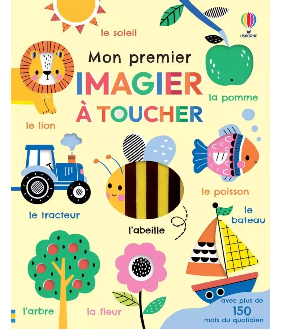 Mon premier imagier à toucher avec plus de 150 mots du quotidien