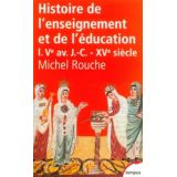 Histoire de l'enseignement et de l'éducation