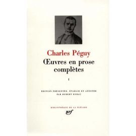 Oeuvres en prose complètes Tome 1