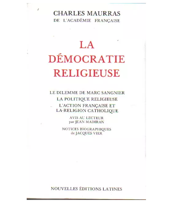 La démocratie religieuse