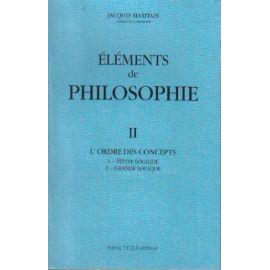 Eléments de philosophie - Tome 2